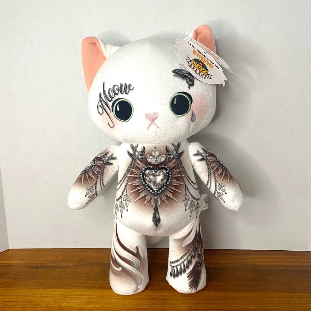 NWT Ryan Ashley Tattoo Zoo Omnia Plush Cat Clairvoyant Kitty HTF OOS Online New